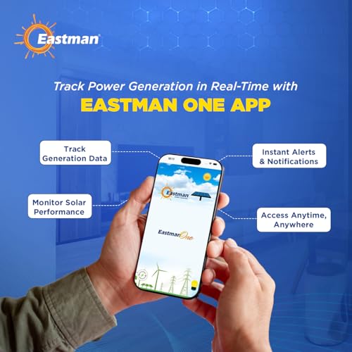 Image of Eastman OptiGrid EHY-10kW-3P Phase Hybrid Solar Inverter with Eastman One App & Wi-Fi Stick | Dual MPPT | 30% DC Overloading | IP65 | 10 Years Warranty