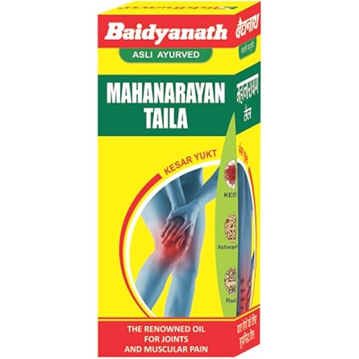 Baidyanath Asli Ayurved Mahanarayan Taila - 200 ml | Ayurvedic Joint Pain Relief Massage Oil