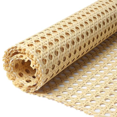 IJSDNVJNDX Rollos de Cinta de Ratán de 80 Pulgadas de (6,6 Pies) y 16 Pulgadas de Cinta de Ratán Natural para Muebles, Sillas, Armarios y Techos.