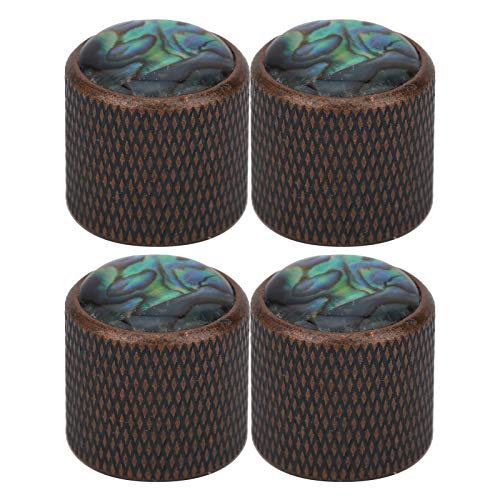 Demeras Electric Guitar Knobs, Tone Volume Control Knob Volume Knob Guitar Potentiometer Knob For Electric Bass (Bronze, Caibei) #TOP1