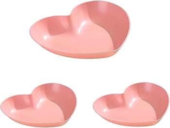 ハート型ピンク皿2枚セット ハート型ピンク皿2枚セット ハート型ピンク皿2枚セット ハート型