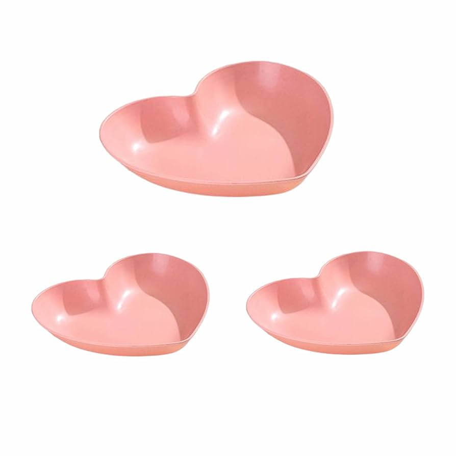 レイヤナギモト　Rey Yanagimoto ハート型プレート ピンクピンク レイヤナギモト Rey Yanagimoto ハート型プレート ピンク×レッド