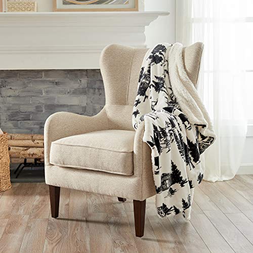 Home Fashion Designs Premium Reversible Two-in-One Sherpa and Fleece Velvet Plush Blanket. Fuzzy