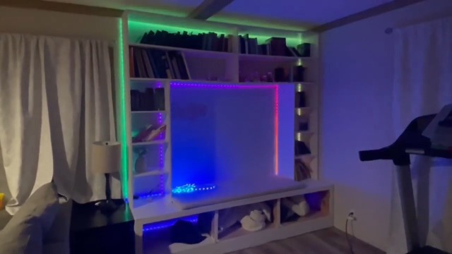 Image of Led Lights for Bedroom 130FT Smart IC+RGB, Music Sync Color Changing Strip Lights, 24Key Remote+App Control Light Strip for BedHead,Underbed,Ceiling,Background Wall(2Rolls of 65.6FT)