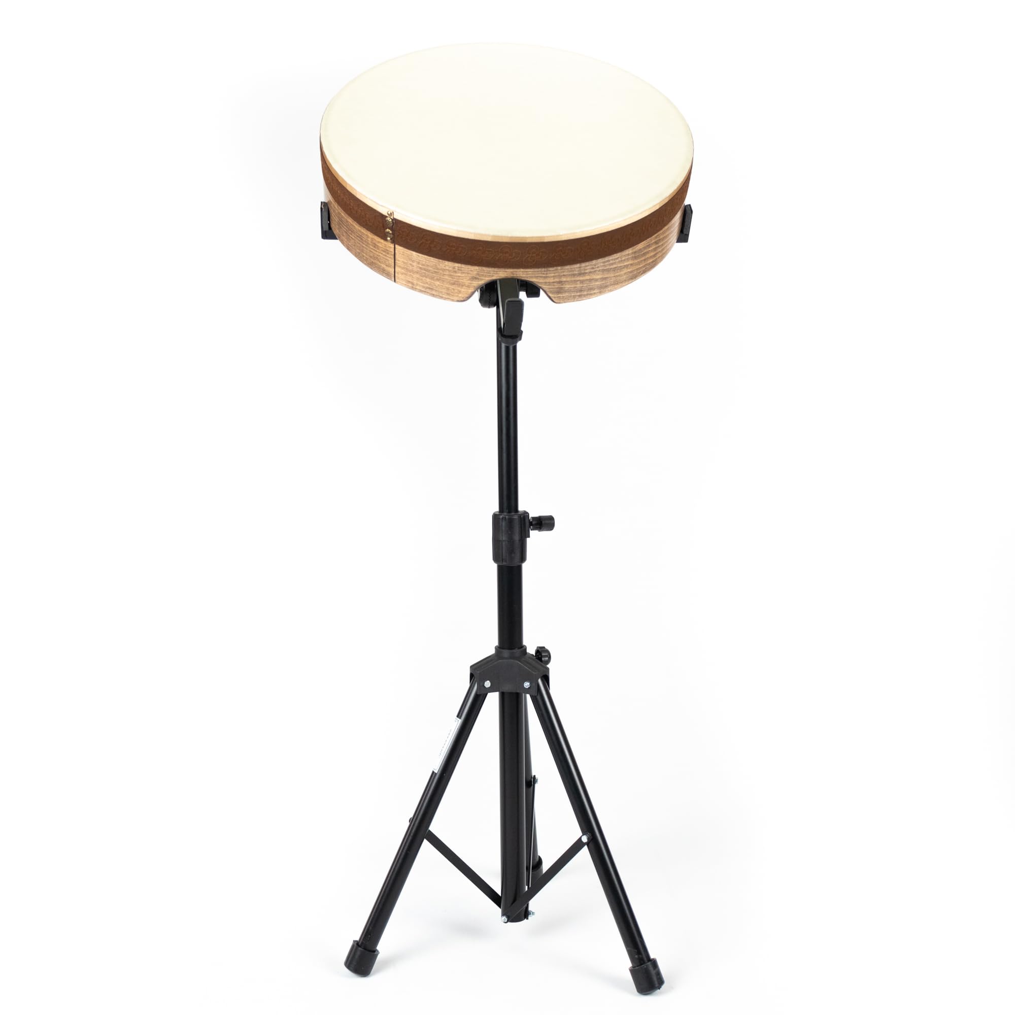 Frame Drums Bendir Stand Holder Adjustable height & angle, Stable & protective