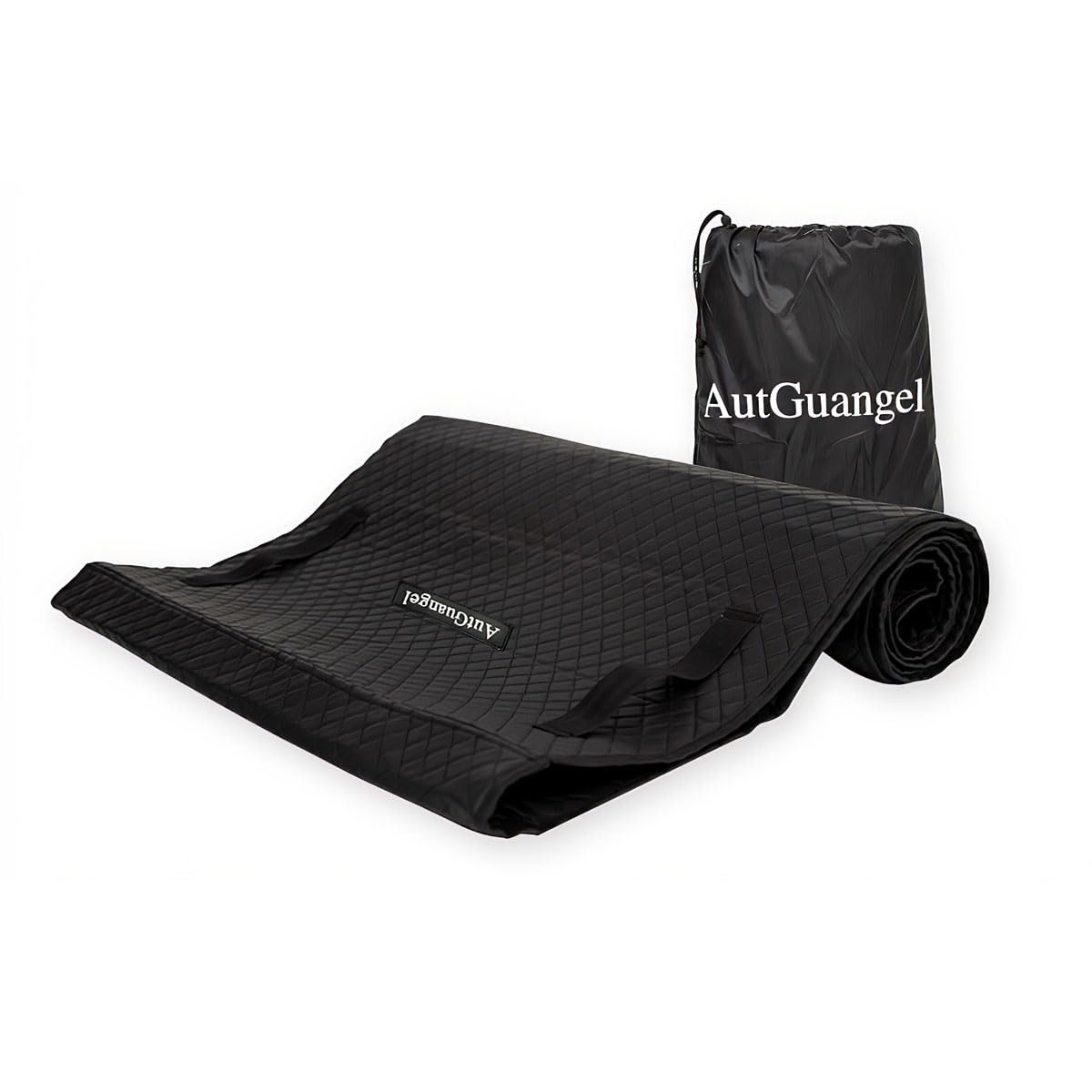 Tapete rodante todo terreno con bolsa de almacenamiento, 60 x 28 pulgadas, tapete mecánico automático para trabajar en superficies irregulares