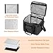 Trunab Wasserdichte Tragetasche Kompatibel mit Jackery Explorer 300/500/1000/1000Pro/ECOFLOW River 2 Pro/River 2 Max, Tragbare Power Station Tasche mit verstellbaren Unterteilungen und isoliertem Fach