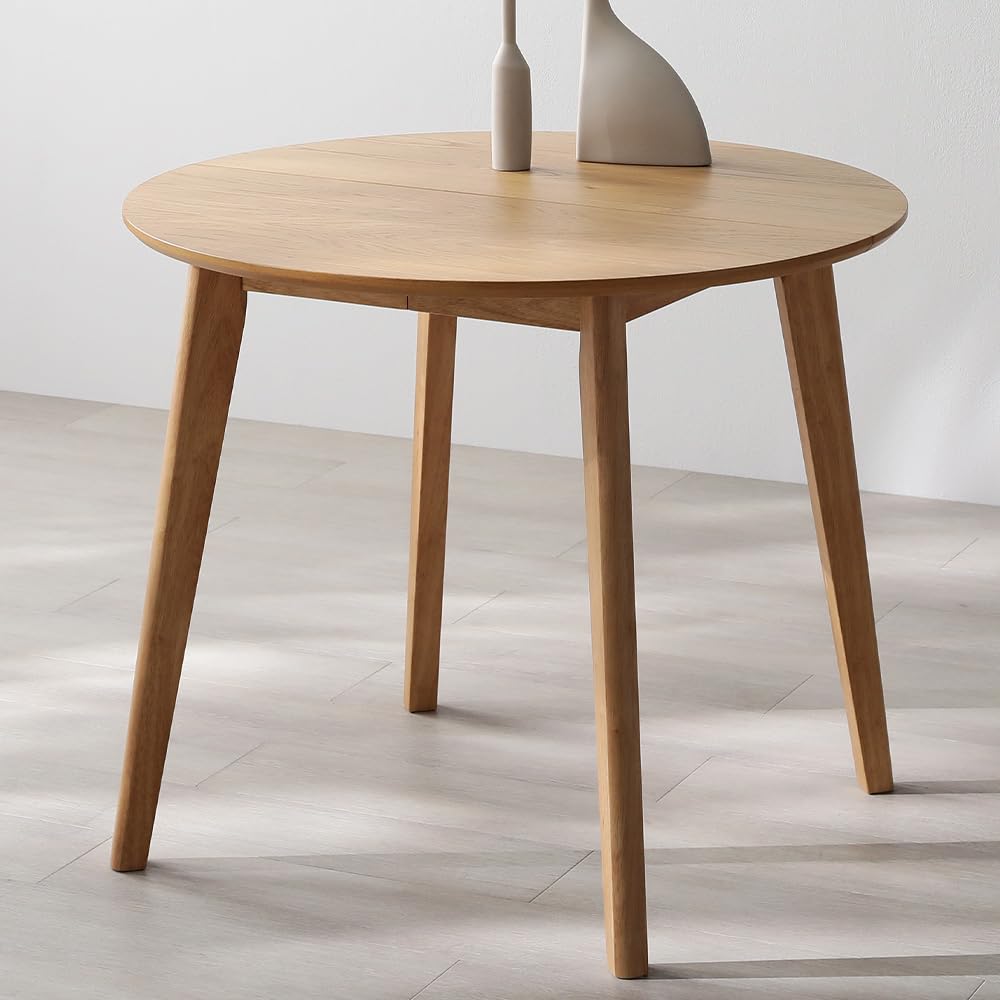 RASIK 円形 コンパクト ダイニングテーブル 90サイズ ナチュラル