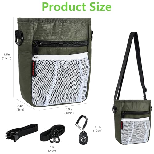 Dog Treat Pouches for Pet Training with Magnetic Closure Treat Pouches for Pet Traininglarge Dog Treat Training Pouch and Dog Clickertraining Treat Pouch Builtin Poop Bag Dispensergreen  Cucciolini Doodles Dog treat pouches for pet training with magnetic closure treat pouches for pet traininglarge dog treat training pouch and dog clickertraining treat pouch built in poop bag dispenser green   cucciolini doodles