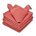 Balcony&Falcon Lot de 6 torchons de qualité supérieure - 100% Coton - pour Table à Manger, Cuisine, décoration (Rouge)