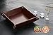OARIE Men Valet Box, PU Leather Jewelry & Key Tray, Black