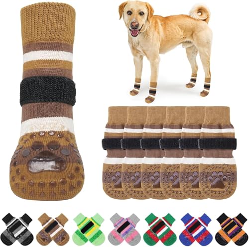 KOOLTAIL Anti Slip Dog Socks 3 Pairs