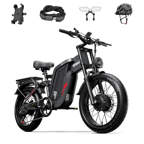 tifgalop Biciclette elettriche per adulti, Powerful Dual Motors, batteria agli...