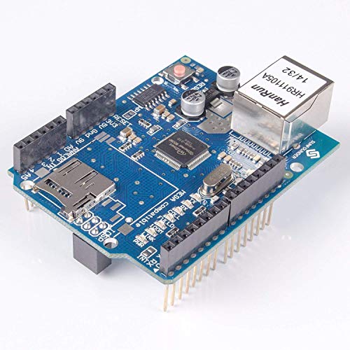 Image of SunFounder Ethernet Shield W5100 Compatible with Arduino UNO R3 Mega 2560 1280 A057