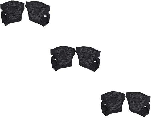 Miniatura 1 de SUPVOX 2pcs Guantes De Gym para Hombres Fingerless Mittens Silicone Mitts Belt for Men Gym Gloves for Men