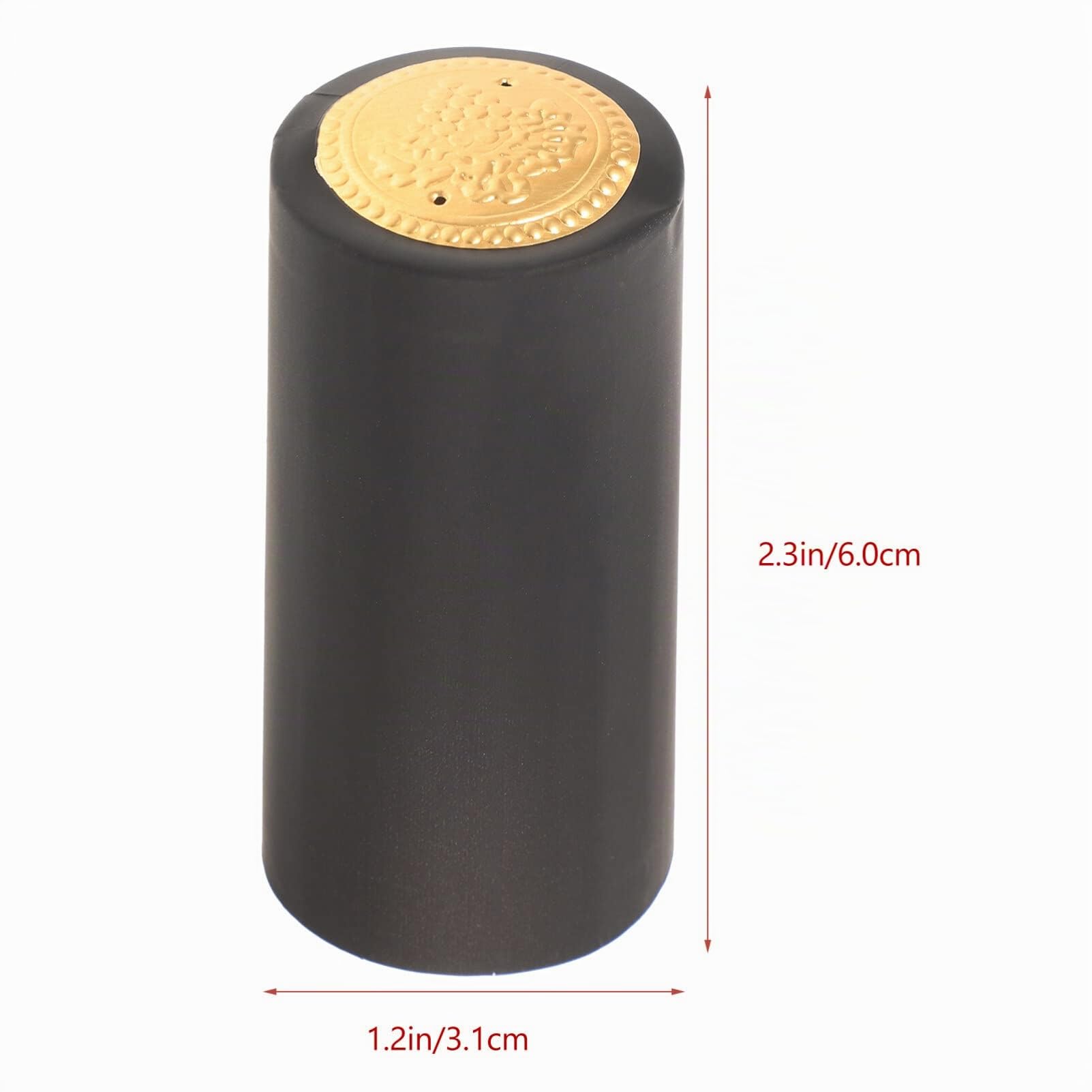 NUOBESTY Tapas De Botella De Vino Tinto 200 Piezas Fundas Termoretráctiles Pvc Para Sellado Seguro Accesorios De Bar Para Casa Oficina Bodega 2.36X1.22X1.22In
