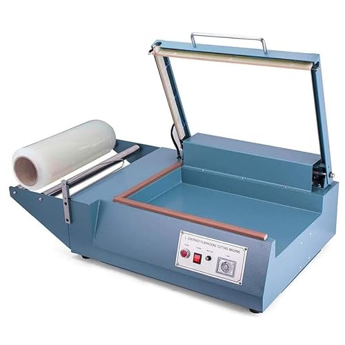 IUokLU Sealing Machine 1000W L-Type Heat Shrink Wrap Sealing Machine Sealer Cutter Packing Machine, For Pp And Pe Plastic Bag Sealing Machine