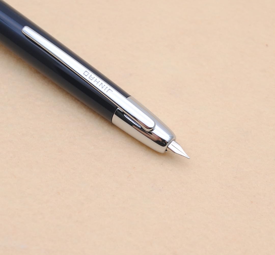 Amazon | JINHAO 20プレス万年筆、格納式キャップレス樹脂ペン、インク