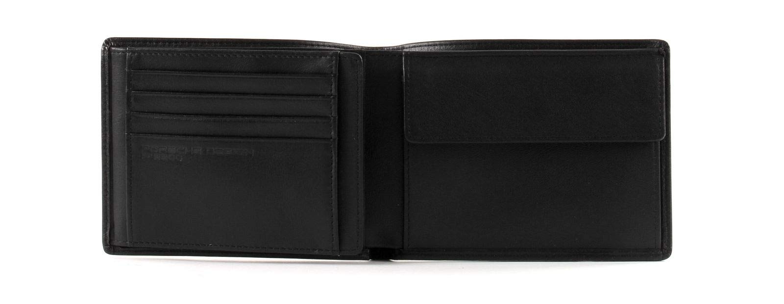 Porsche Design CL2 Geldbörse, Leder, 12,5 cm, schwarz, klassisch, Schwarz, Klassisch