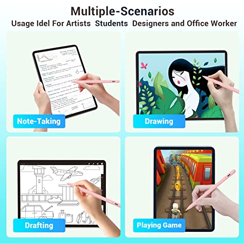 Stylus-Pen-for-Apple-iPad-Pencil-Ipad-Stylus-Pen-for-iPad-10th-9th-8th-7th-6th-Generation-Palm-Rejection-for-2018-2023-Apple-iPad-Air-5th-4th-3rd-iPad-Mini-6th-5th-Gen-iPad-Pro-11-129-Inch-Pink