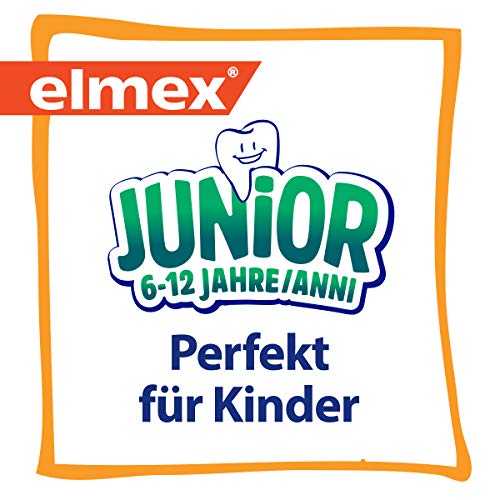 Dentifrice Elmex Junior au fluorure d'amines pack de 6 tubes de 75 ml