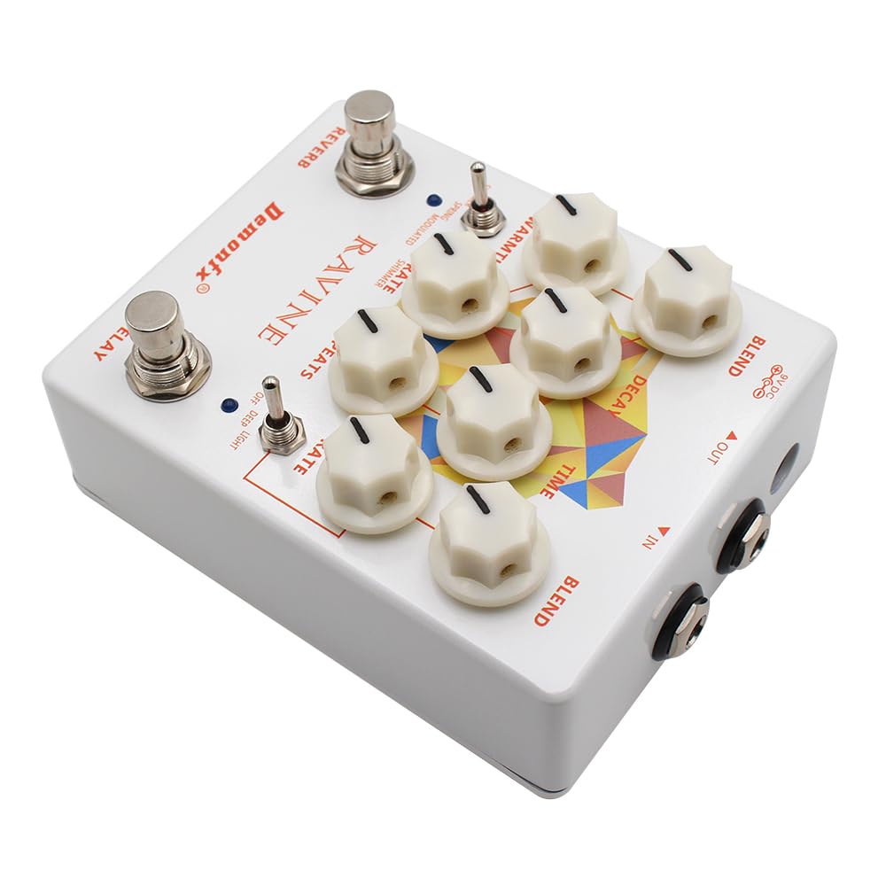 Amazon.com: Demon Fx DemonFx Ravine Delay Reverb Pedal de guitarra