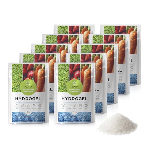 idrogel plara per piante di ritenzione idrica 10kg | gel per controllo umidità acqua | acqua gelificata atossica a rilascio lento