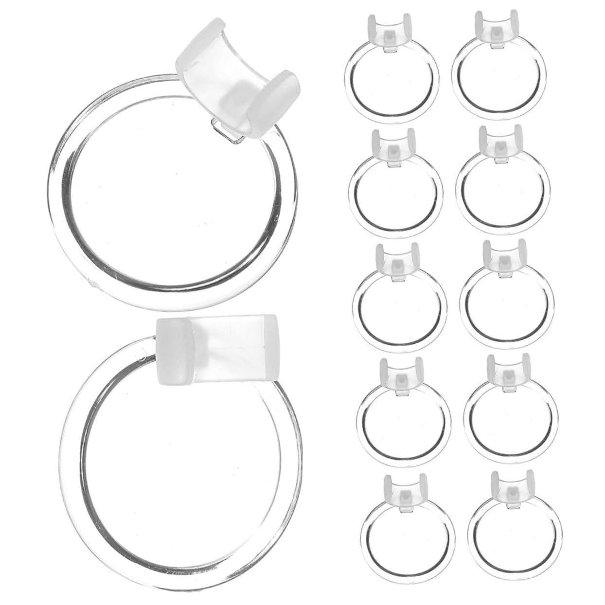 FONDOTIN 20Pcs Magnifying Lens Clip for Art Flexible Sticky Pen Holder Magnifier for Drawing Sewing and Hobby Projects Multi Purpose Magnifier for All Ages