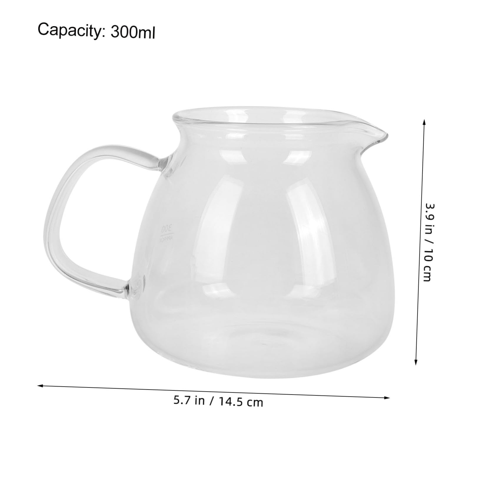 HOLIDYOYO Coffee Set Glass Drip Coffee Pot Milk Pitcher Mugs Turkish Pots Espresso Server Glass Serving Pitcher Small Glass Jug