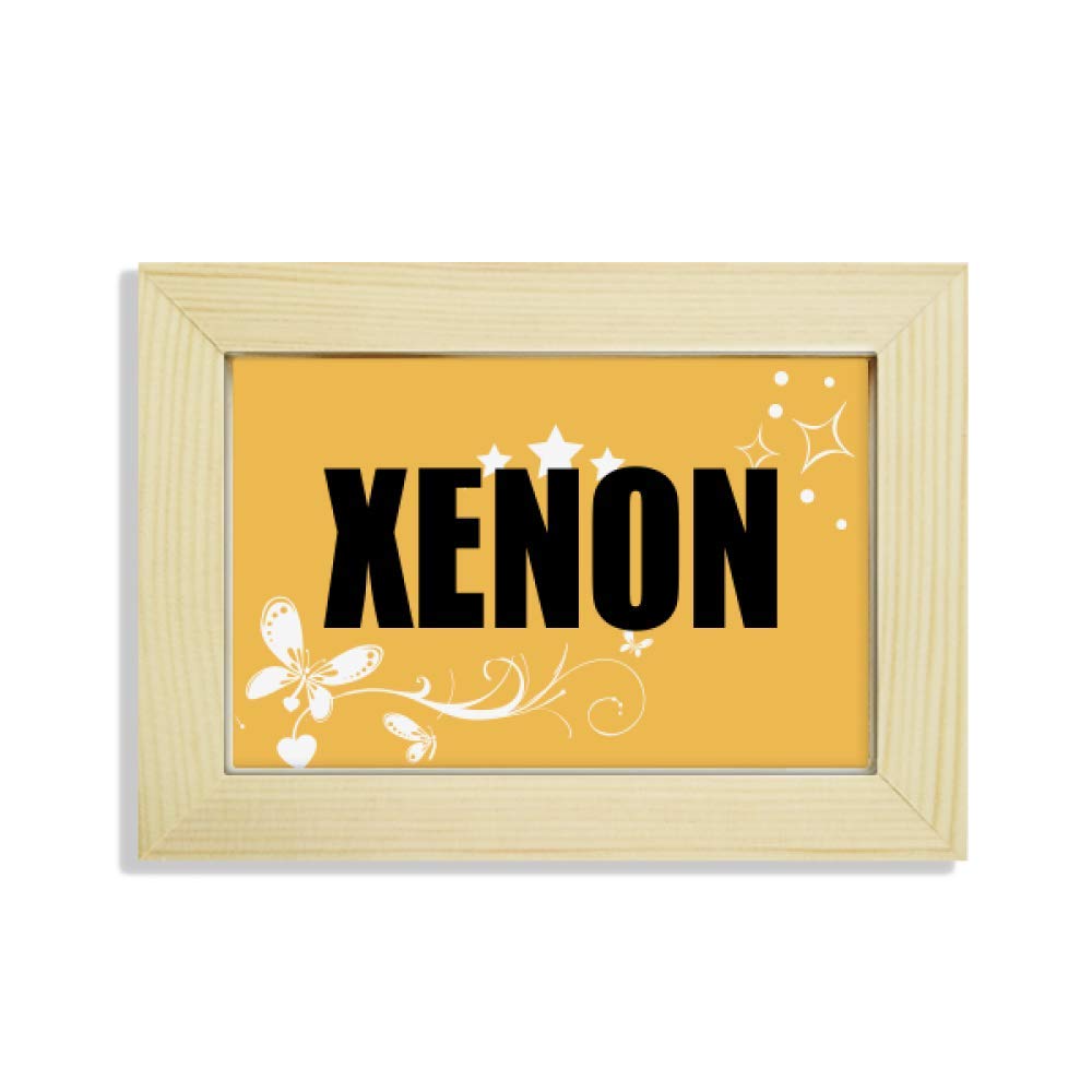Marco de madera de Xenón con pintura floral selecta para despacho