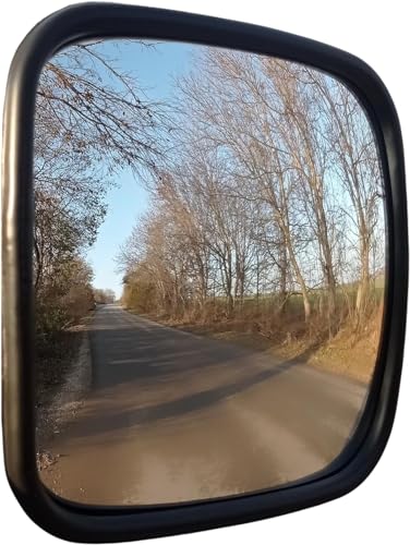 Spiegel Außenspiegel Rückspiegel Seitenspiegel Universal 18cm x 18cm für Transporter LKW PKW Traktor Bagger Links Rechts