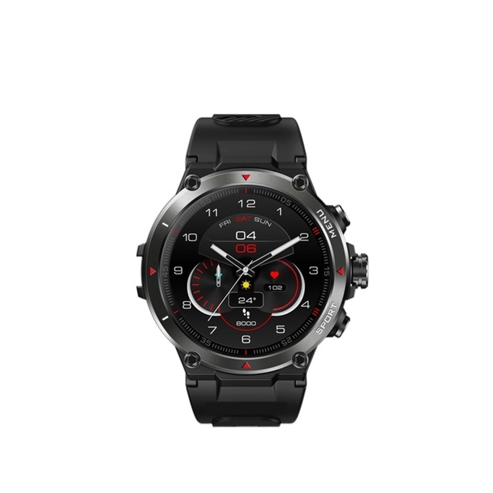 HCPQQ Smartwatches Smart Sport Watch 1.39 pollici AMOLED display GPS + GLONASS + batteria BEIDOU 500 mAh (colore: C, dimensioni: Zeblaze Stratos 2)