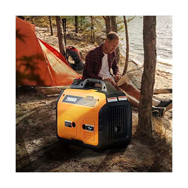 maXpeedingrods 2000W Portable Inverter Generator Petrol Silent Pure