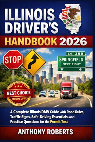 Illinois Driver’s Handbook 2026: A Complete Illinois DMV Guide with Road Rules, Traffic Signs, Safe-Driving Essentials, and Practice Questions for the ... drivers both experienced and inexperienced.)