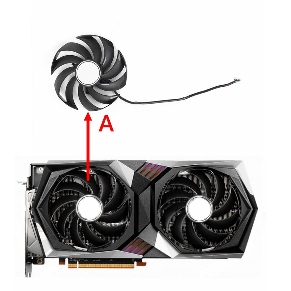 Amazon.com: Rakstore PLD10010B12HH 95mm Graphics Card Cooling Fan