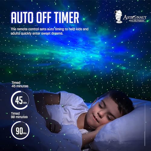 Image of Astronaut Galaxy Projector Space Light - Star Projector Galaxy Light with Remote, Starry Sky Spaceman Lamp Bedroom Room Decor for Kids, Nebula Night Lamp for Christmas & Birthdays & Children's Day