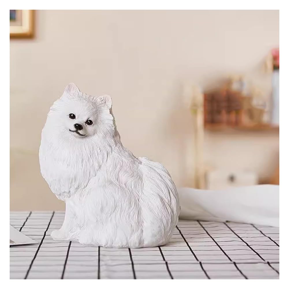 Amazon.com: Etlegor Pomeranian Sculpture, Lifelike Dog Model Dog