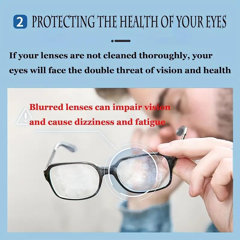 DD Retails 100 Pcs Anti-Fog Lens Cleaning Wipes || Individually Wrapped Lens Cleaner Wipes || Eyeglass Cleaner For Spectacles, Eyeglasses, Sunglasses And All Other Lenses (Anti-fog Wipes) 2
