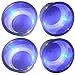 (Set of 4) Amarine-made 3 LED Blue Stainless Steel Cup Drink Holder with Drain & LED Blue Marine Boat Rv Camper