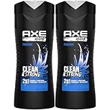 AXE Phoenix Men's 2-in-1 Shampoo & Conditioner 2-Pack, Crushed Mint & Rosemary Scent, 16 Fl Oz Ea