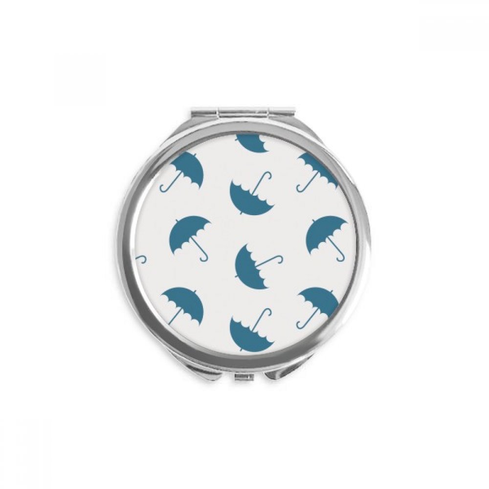 Miroir de poche de maquillage nuage bleu pour rester parfaite en voyage et au bureau