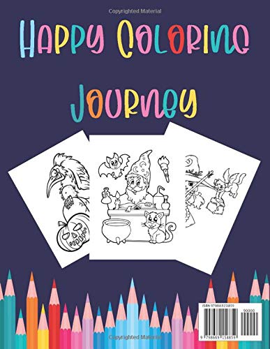 Halloween coloring Book for KIDS: Funny Halloween coloring workBook for Kids, Children, Boys, Girls and Toddlers Ages 2-4, 4-8, size: 8.5"x11", 42 pages, Paperback, Finished matt cover. image 2