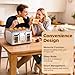 4 Slice Touch Screen Toaster, Easy-to-Use Digital Stainless Steel Toaster with Wide Slots, Reheat Defrost Cancel, Removable Crumb Tray, Silver