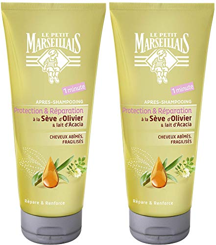 Le Petit Marseillais Acondicionador Intenso De Reparación Sève Olivier Y Acacia Leche 200ml Juego De 2