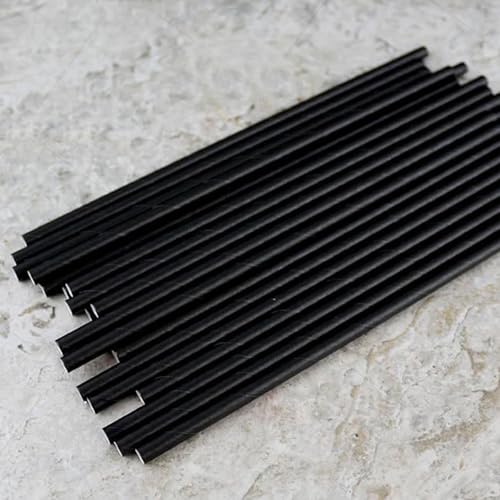 Pitillos de papel ecológicos BarConic 19.69 cm Negro miniatura 3