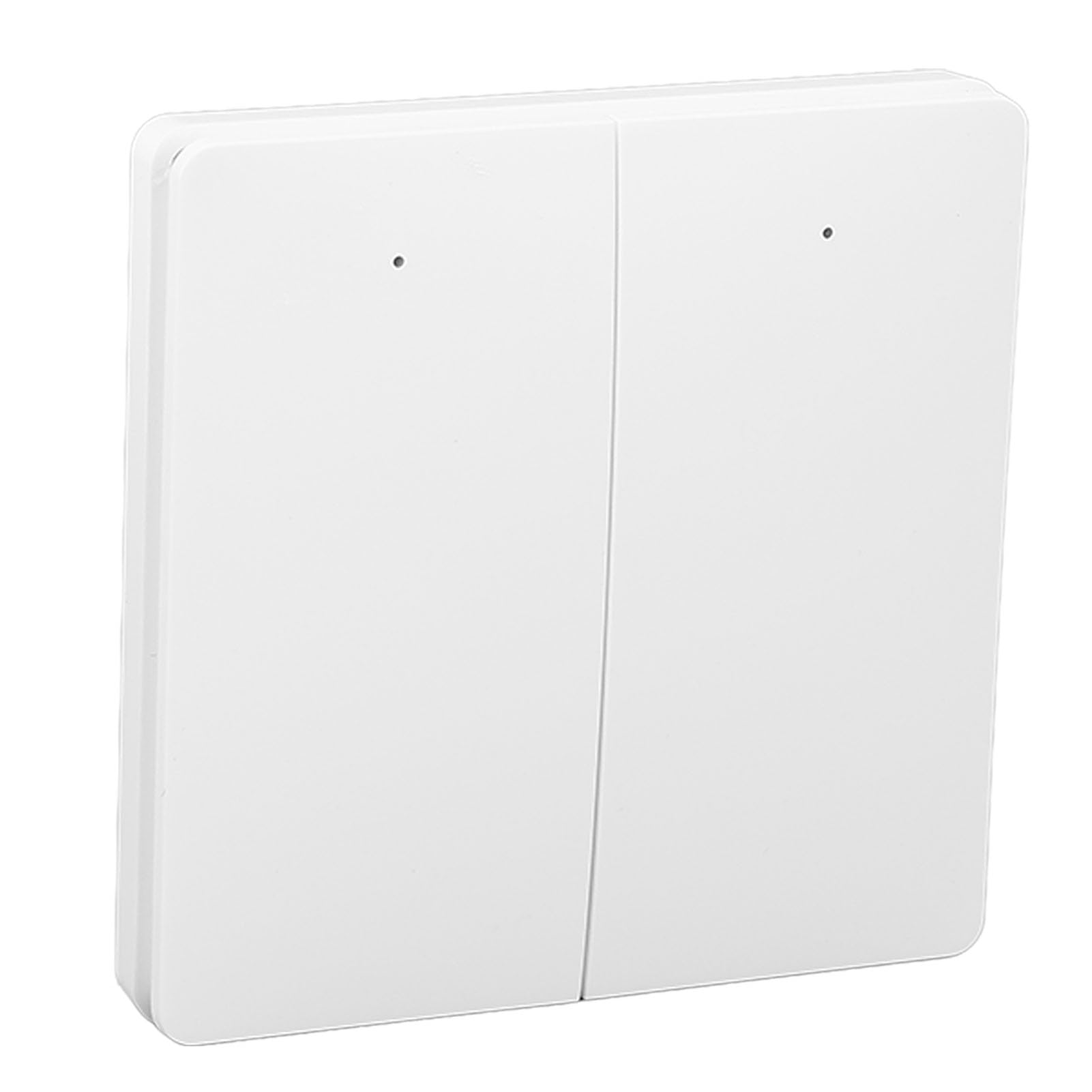 Interruptor de Luz WiFi 2 Gang Inalámbrico Sin Batería Control