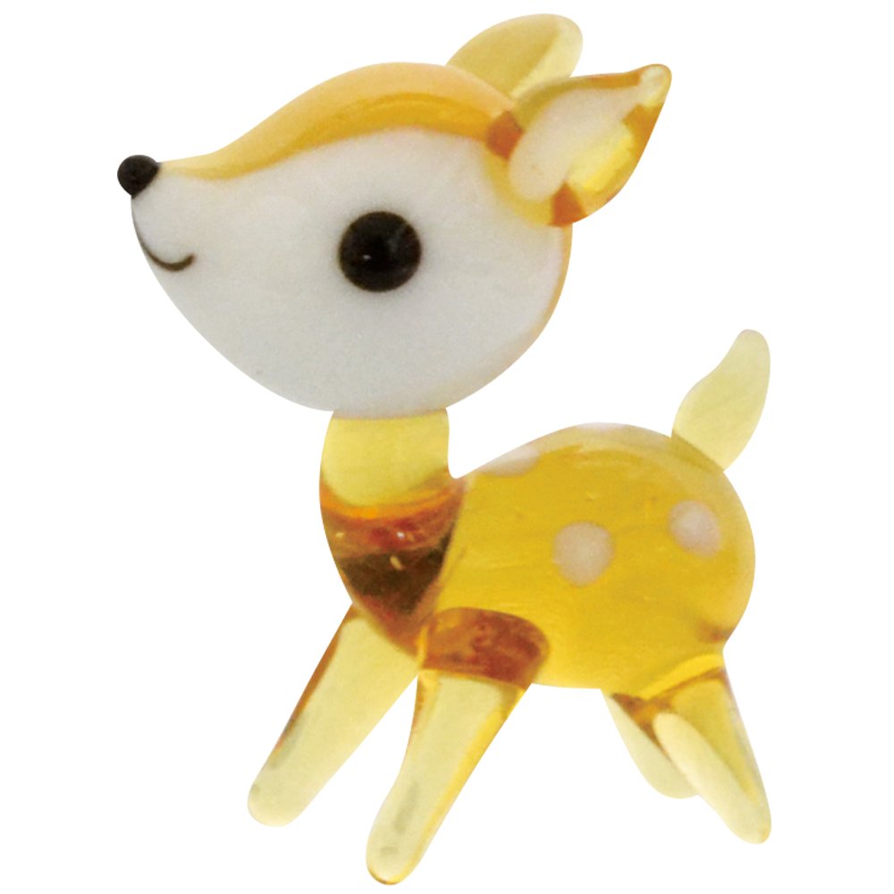 Amazon.co.jp: かわいい バンビ 手作り ガラス細工 バンビちゃん CYK953