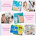 Sendhjurf Montessori Busy Book for Toddlers 3-5 Quiet Book Activity Learning Travel Toys for Toddlers Ages 3-5-7 Girls Gift