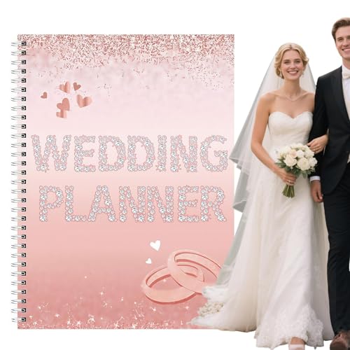 Planificador de boda ideal para regalar a novios con cuaderno de cuenta regresiva