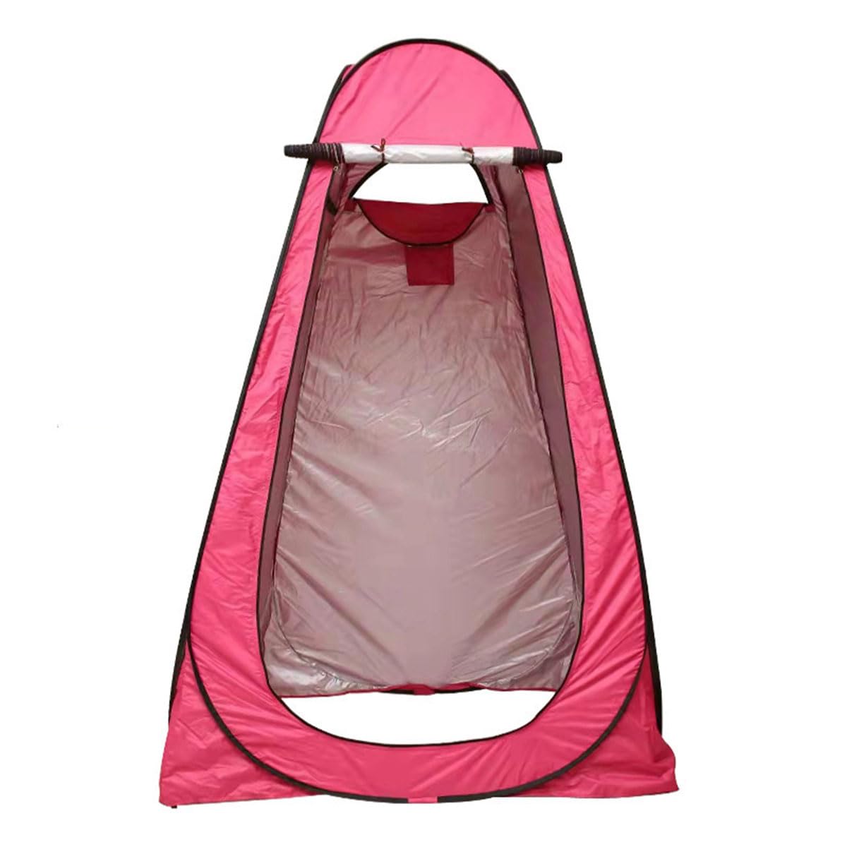 Pop Up Toilet Tent Portable Changing Dressing Privacy Tent for Outdoor Camping Fishing Shower Room Sun Shelter (Pink)